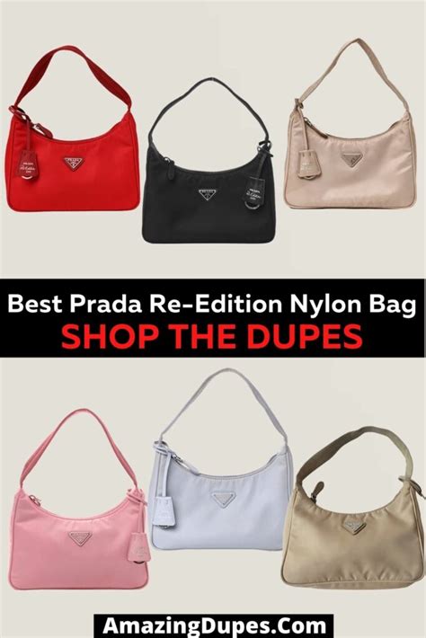 prada baguette bag dupe|prada nylon sling bags.